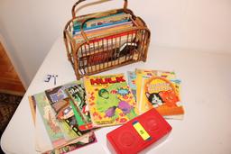 1 Lot of Childrens Books and Crayons