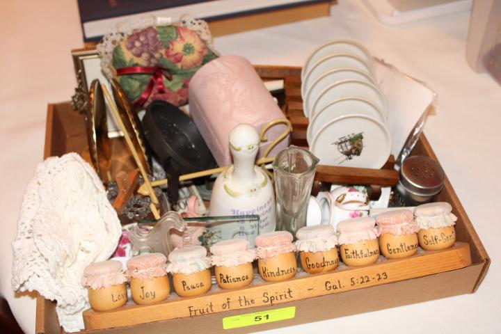 Box Lot of Decorative Items