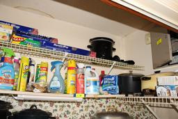 1 Lot of Cleaning Supplies, Crock Pots