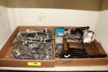 2 Box Lots- Flatware and Other Kitchen Utensils