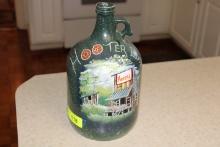 1 Gallon Glass Jug Painted - "Hooter Loot" Hooter's