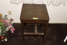 Small Rolling Wooden Table