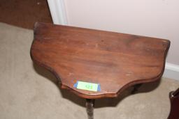 Small Mahogany Wall Table