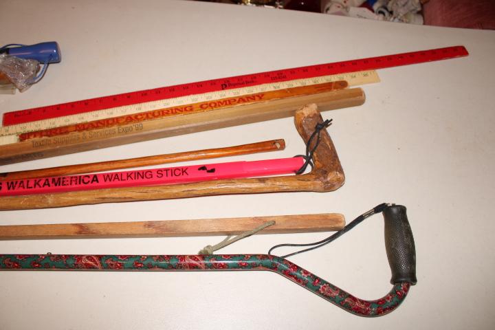 Beach Bag, Umbrellas, Yard Sticks and Walking Sticks/Canes