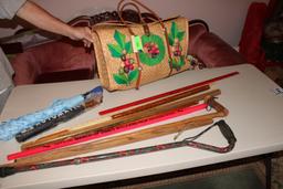 Beach Bag, Umbrellas, Yard Sticks and Walking Sticks/Canes