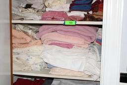 Bathroom Closet of Linens - Towels, Wash Clothes, Etc..