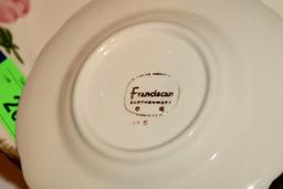 38 Pcs. Of Franciscan "Desert Rose" Pattern Dishes