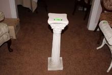 Plaster Type Pedestal Plant Stand