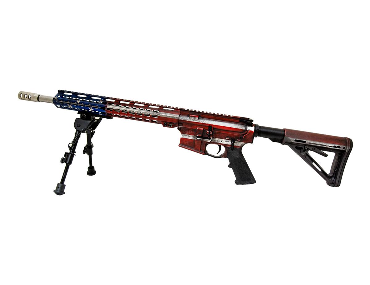 Wise Arms AR Rifle Red/White/Blue