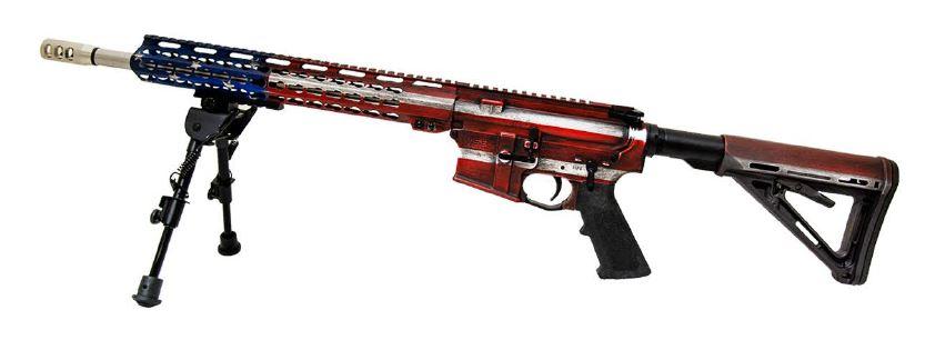 Wise Arms AR Rifle Red/White/Blue