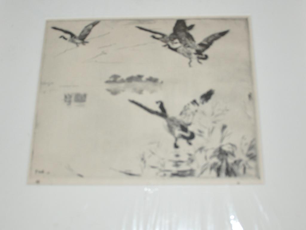 Group of 3 Frank Bensen Etchings