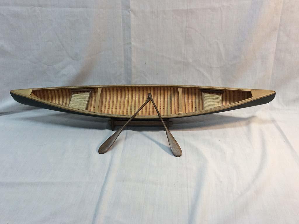Wood Model of Canoe