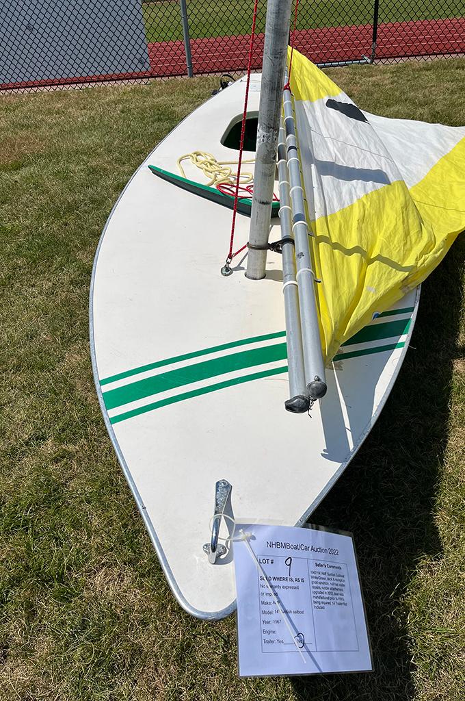 1967 14' AMF Sunfish Sailboat