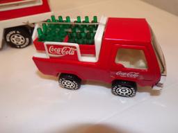 Buddy L. Coke/ Coca Cola Tractor Trailer & Mini Truck