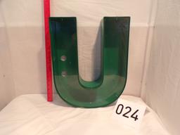 Large Letter "U" Sign