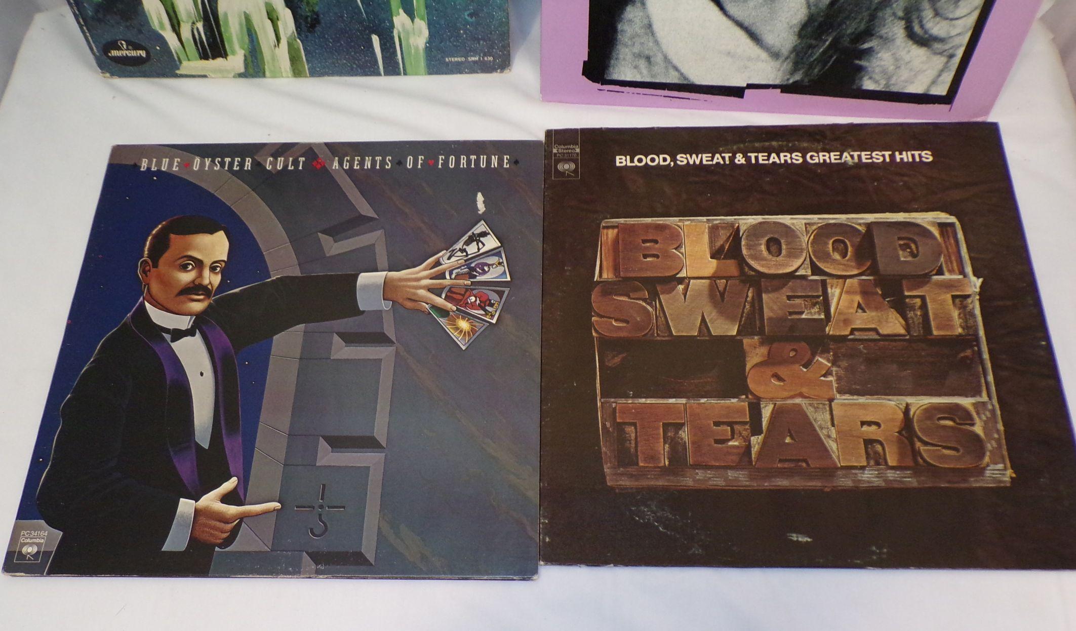 Record LOT- Uriah Heep, Carly Simon, Blue Oyster Cult, Blood, Sweat and Tears