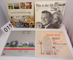 Lot of 4 Records- Hires Highlighter 1959, Capitol Records Promo Sampler August 1966, Montreal 1976,