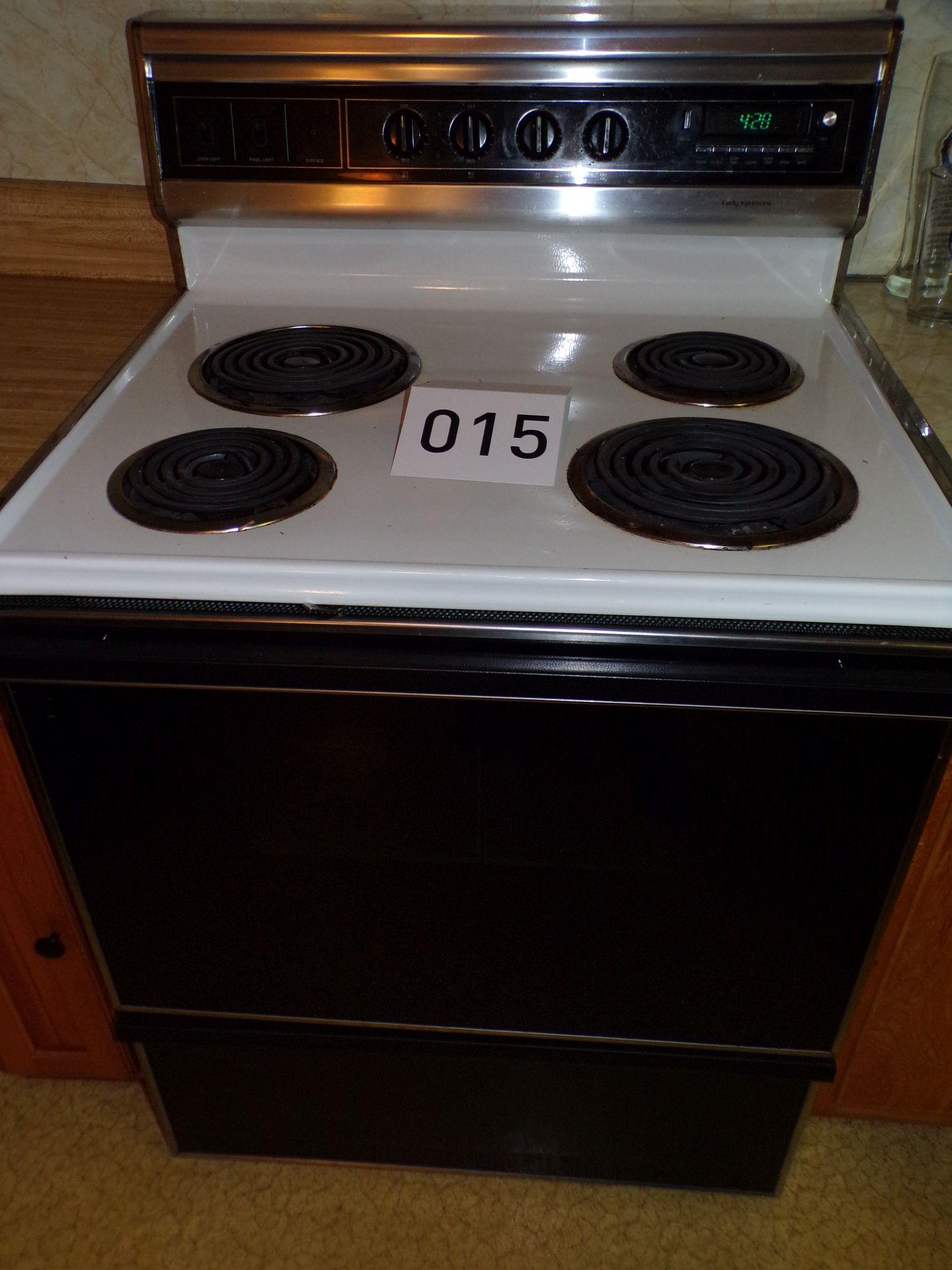 30" electric Kenmore stove