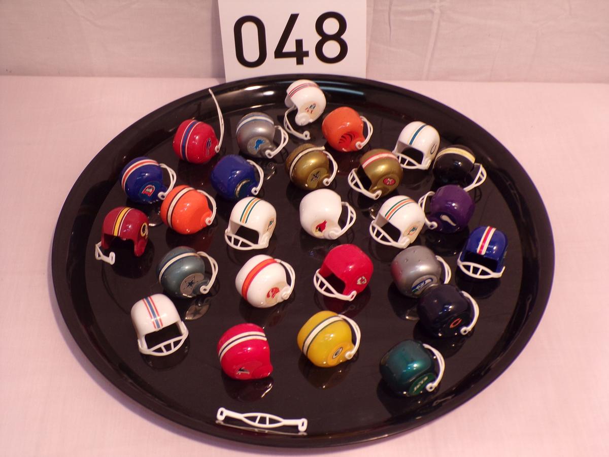 Mini NFL helmets