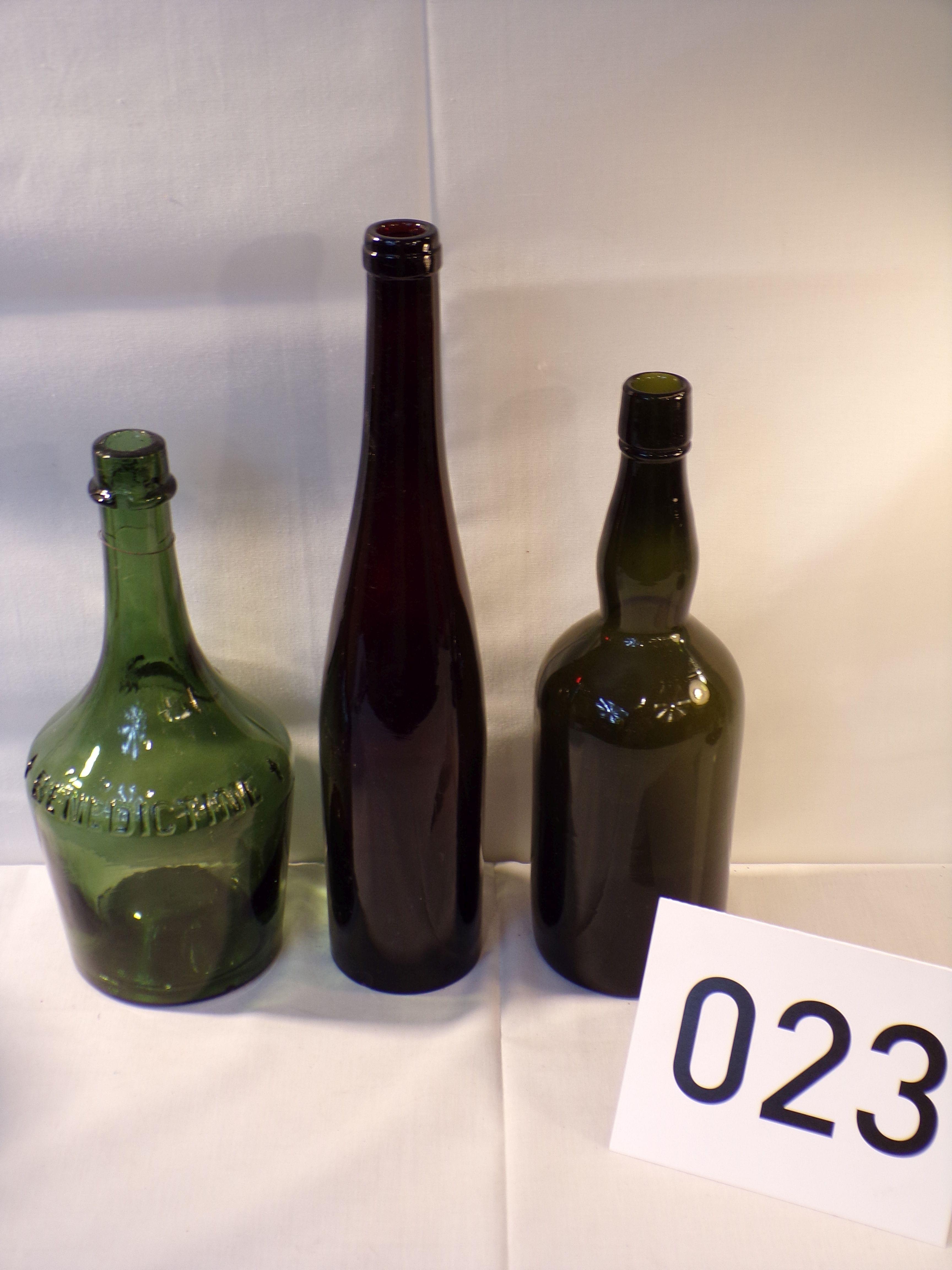 3 Vintage Bottles