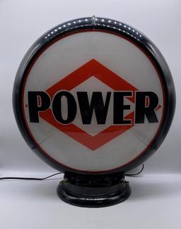 D-X Power Gasoline Pump Globe