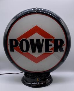 D-X Power Gasoline Pump Globe