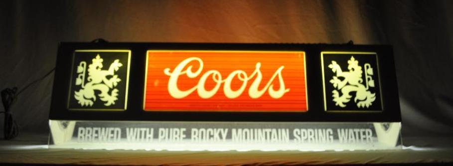 1960's Coors Pool Table Light