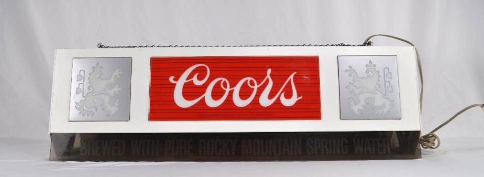 1960's Coors Pool Table Light