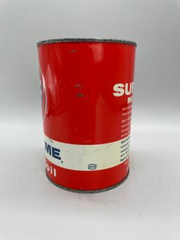 Gulf Supreme Motor Oil Quart Can