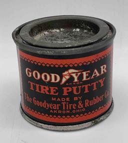 Early Goodyear Tire Putty Can