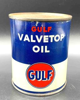 Gulf Valve Top 1 Pint Oil Can