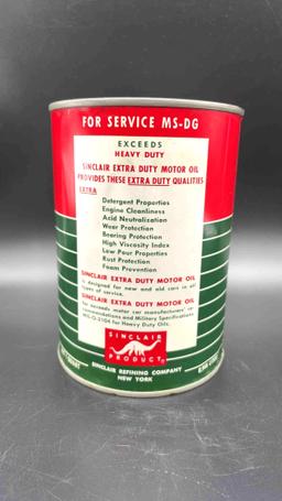 Sinclair Extra Duty 1 Quart Oil Can