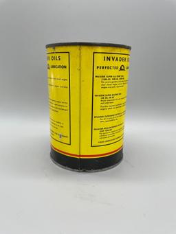 Graphic Invader Quart Oil Can