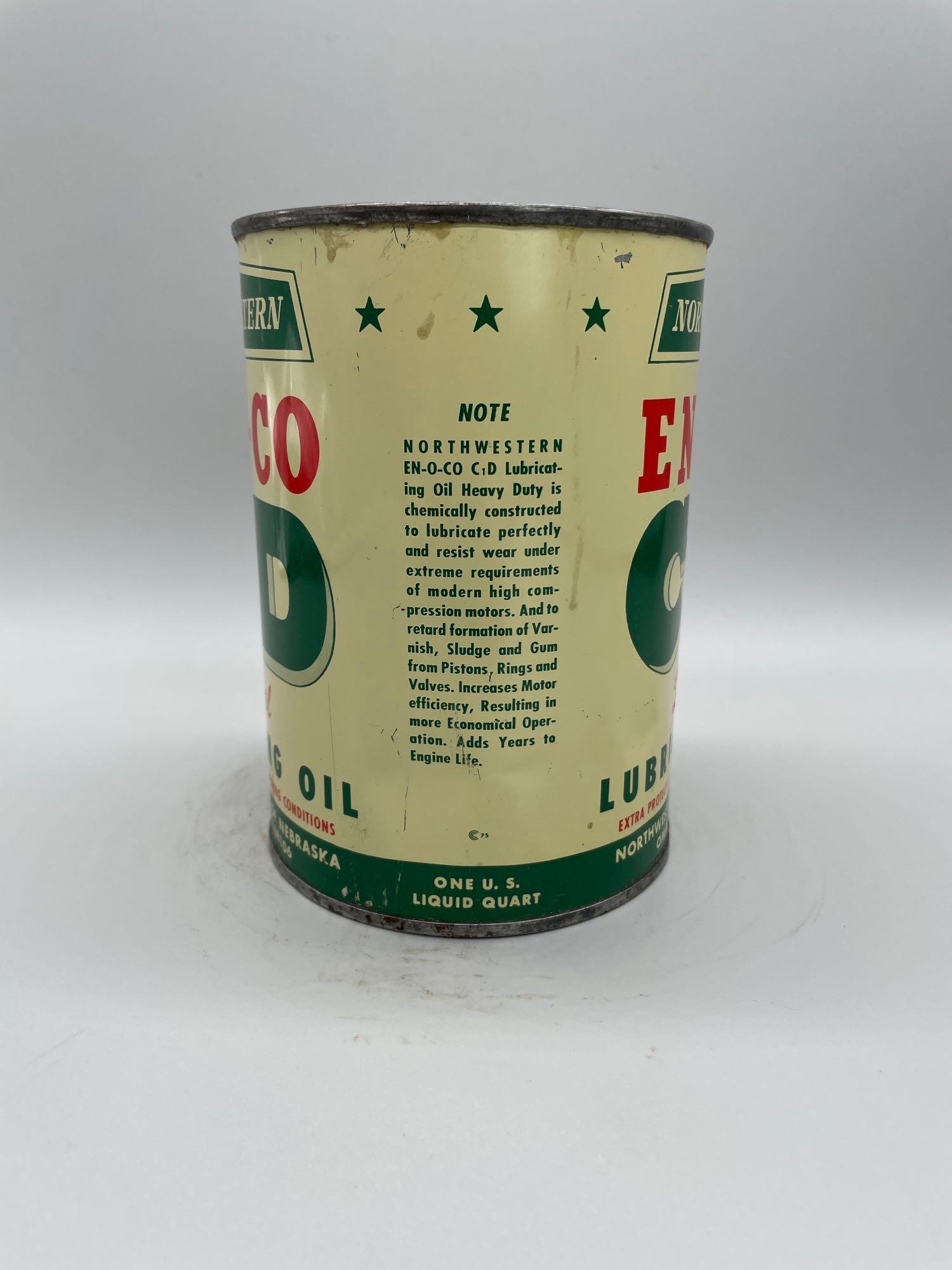 Northwestern EN-O-Co C1 D Quart Oil Can