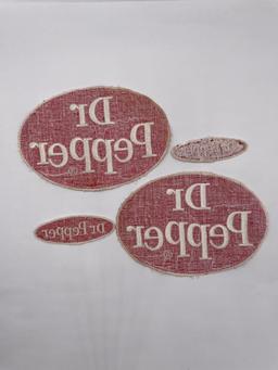 (4) Older Dr. Pepper Patches