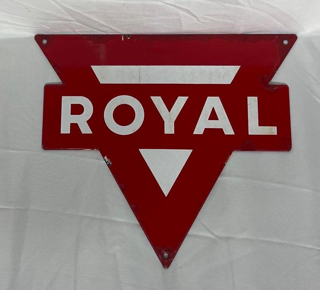 Conoco "Royal" Porcelain Gas Pump Sign