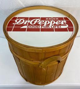 Dr. Pepper Barrell Ice Chest