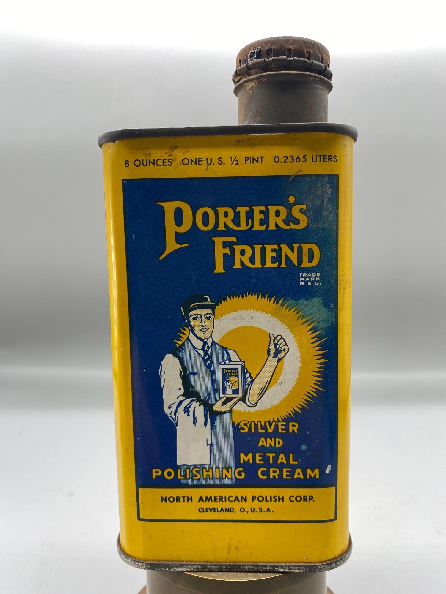 Early and Graphic Porter's Friend Polish Tin