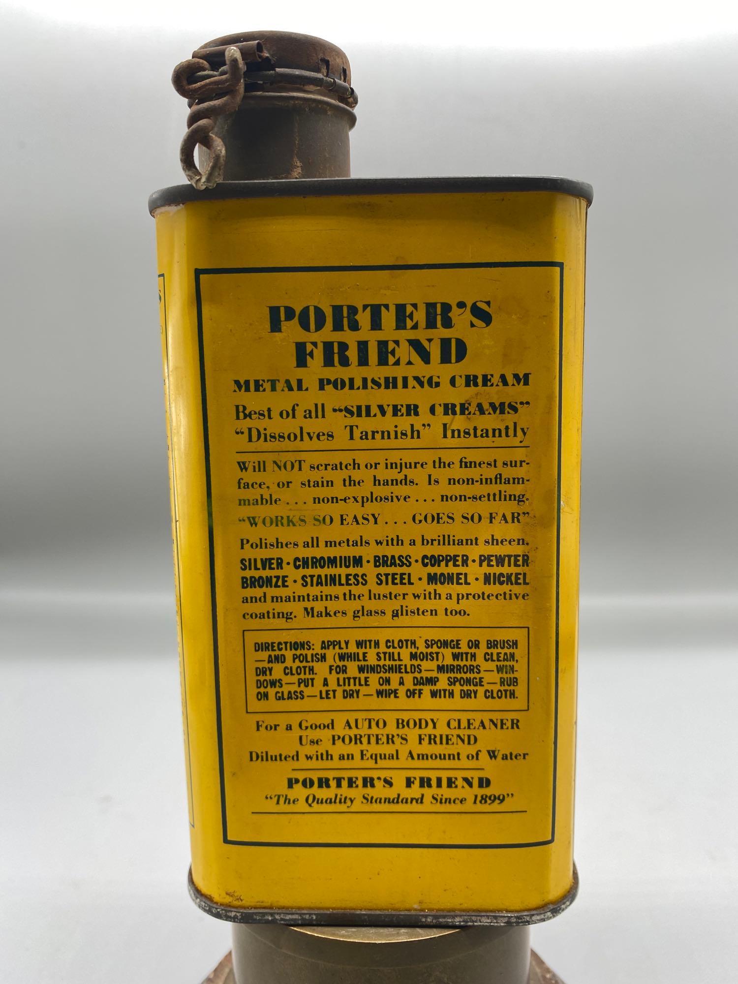 Early and Graphic Porter's Friend Polish Tin
