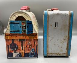 Two Roy Rogers & Dale Evans Lunch Box