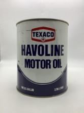 Texaco Havoline One Gallon Oil Can