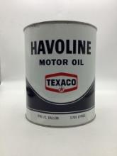Texaco Havoline One Gallon Oil Can