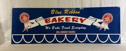 Blue Ribbon Bakery Metal Sign