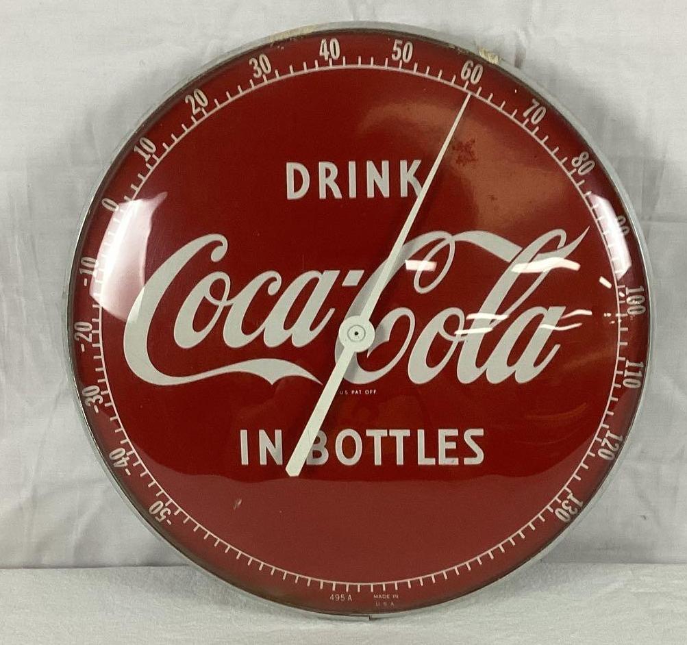 Drink Coca-Cola in Bottles Thermometer