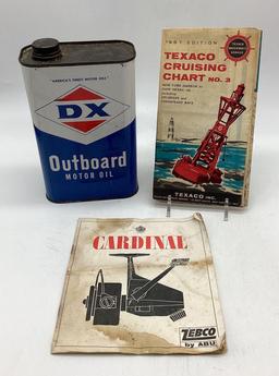 DX Marine Quart, and Texaco Cruising Chart