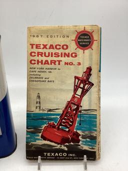 DX Marine Quart, and Texaco Cruising Chart