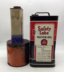 Safety-Lube 2 Gallon and Quart Minnesota Linseed Oil Cans