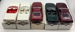 Five 1991-1994 Corvette Promotional Models w/ Original Boxes