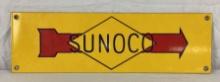 Sunoco Straight Arrow Porcelain Sign