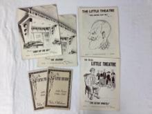 Six 1940's "Little Theater" Tulsa, OK Playbills